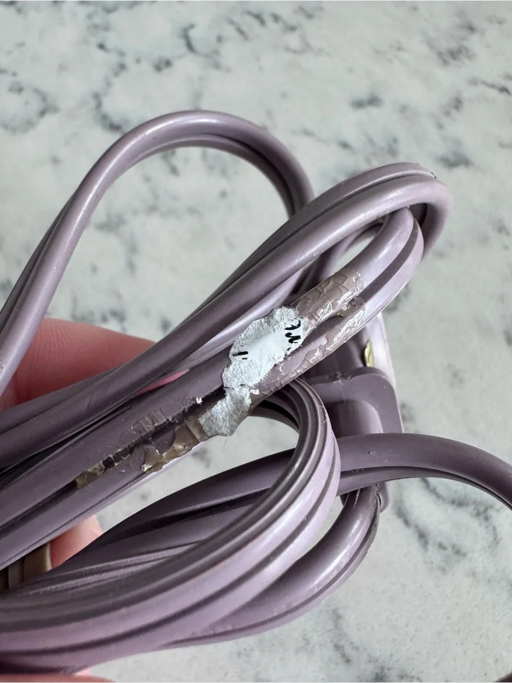 Vintage! Vidal Sassoon Mauve Pink Electric Small Barrel Hot Air Brush
